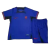 Netherlands Away World Cup Kids Jerseys Full Kit 2022 - myjersey