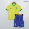 Brazil Home Kids Jerseys Kit 2022 - myjersey