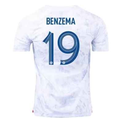 BENZEMA #19 France Away Jersey World Cup 2022 Men - myjersey