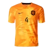 VIRGIL #4 Netherlands Home Authentic Jersey World Cup 2022 Men - myjersey