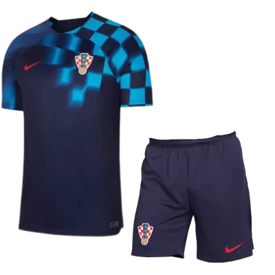 Croatia Away World Cup Kids Jerseys Kit 2022 - myjersey