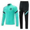 Inter Milan 1/4 Zip Tracksuit 2022/23 Green - myjersey