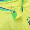 Brazil Home Long Sleeve Soccer Jersey 2022 Men - myjersey