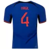 VIRGIL #4 Netherlands Away Authentic Jersey World Cup 2022 Men - myjersey