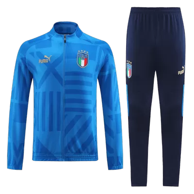 Italy Jacket Tracksuit 2022 Blue - myjersey