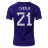 DYBALA #21 Argentina Away Jersey World Cup 2022 Men - myjersey