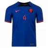 VIRGIL #4 Netherlands Away Authentic Jersey World Cup 2022 Men - myjersey