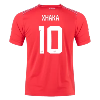 XHAKA #10 Switzerland Home Jersey World Cup 2022 Men - myjersey