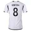 GORETZKA #8 Germany Home Authentic Jersey World Cup 2022 Men - myjersey