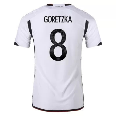 GORETZKA #8 Germany Home Authentic Jersey World Cup 2022 Men - myjersey