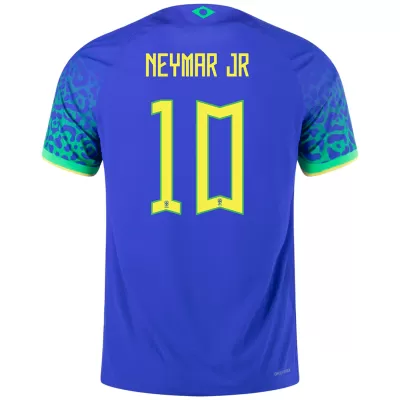 NEYMAR JR #10 Brazil Away Authentic Jersey 2022 Men - myjersey