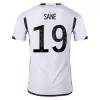 SANÉ #19 Germany Home Authentic Jersey World Cup 2022 Men - myjersey