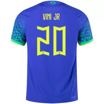 VINI JR #20 Brazil Away Authentic Jersey 2022 Men - myjersey