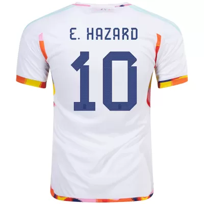 E. HAZARD #10 Belgium Away Jersey World Cup 2022 Men - myjersey