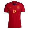 JORDI ALBA #18 Spain Home Jersey World Cup 2022 Men - myjersey