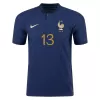 KANTE #13 France Home Authentic Jersey World Cup 2022 Men - myjersey