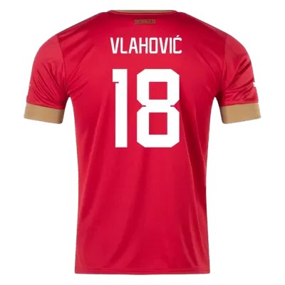 VLAHOVIĆ #18 Serbia Home Jersey World Cup 2022 Men - myjersey