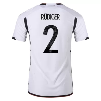 RÜDIGER #2 Germany Home Authentic Jersey World Cup 2022 Men - myjersey