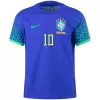 NEYMAR JR #10 Brazil Away Authentic Jersey 2022 Men - myjersey