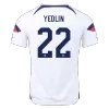 YEDLIN #22 USA Home Jersey World Cup 2022 Men - myjersey