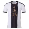 MÜLLER #13 Germany Home Authentic Jersey World Cup 2022 Men - myjersey