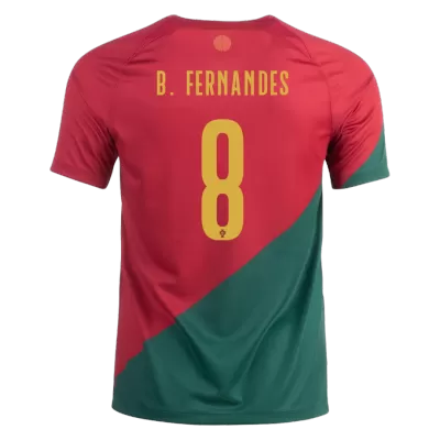 B.FERNANDES #8 Portugal Home Jersey World Cup 2022 Men - myjersey