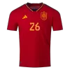 PEDRI #26 Spain Home Authentic Jersey World Cup 2022 Men - myjersey