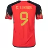 R.LUKAKU #9 Belgium Home Authentic Jersey World Cup 2022 Men - myjersey