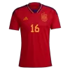 RODRI #16 Spain Home Jersey World Cup 2022 Men - myjersey