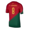 B.FERNANDES #8 Portugal Home Authentic Jersey World Cup 2022 Men - myjersey