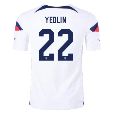 YEDLIN #22 USA Home Authentic Jersey World Cup 2022 Men - myjersey