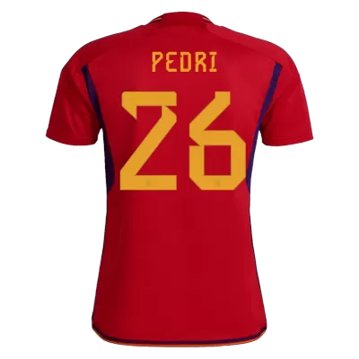 PEDRI #26 Spain Home Jersey World Cup 2022 Men - myjersey