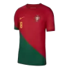 B.FERNANDES #8 Portugal Home Authentic Jersey World Cup 2022 Men - myjersey