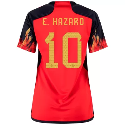 E. HAZARD #10 Belgium Home Jersey World Cup 2022 Men - myjersey