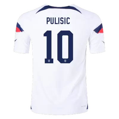 PULISIC #10 USA Home Authentic Jersey World Cup 2022 Men - myjersey