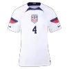 SAUERBRUNN #4 USA Home Jersey World Cup 2022 Men - myjersey