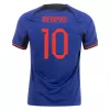 MEMPHIS #10 Netherlands Away Jersey World Cup 2022 Men - myjersey