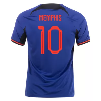 MEMPHIS #10 Netherlands Away Jersey World Cup 2022 Men - myjersey