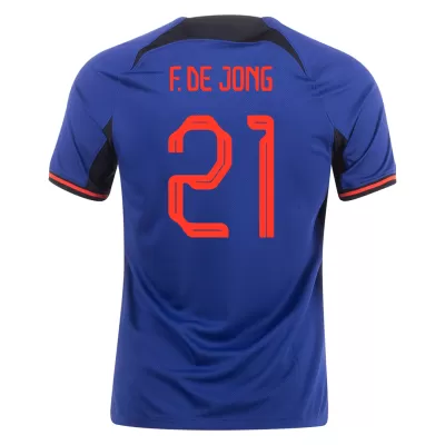 F.DE JONG #21 Netherlands Away Jersey World Cup 2022 Men - myjersey