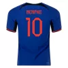 MEMPHIS #10 Netherlands Away Authentic Jersey World Cup 2022 Men - myjersey