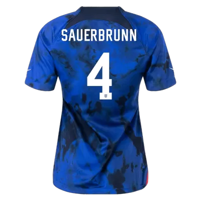 SAUERBRUNN #4 USA Away Jersey World Cup 2022 Men - myjersey