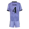 ALABA #4 Real Madrid Away Kids Jerseys Kit 2022/23 - myjersey