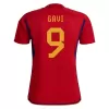 GAVI #9 Spain Home Jersey World Cup 2022 Men - myjersey