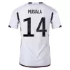 MUSIALA #14 Germany Home Authentic Jersey World Cup 2022 Men - myjersey