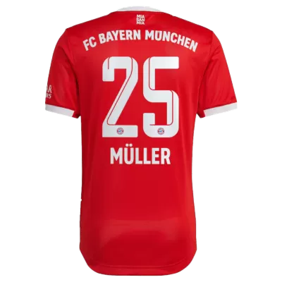 MÜLLER #25 Bayern Munich Home Authentic Jersey 2022/23 Men - myjersey