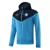 Napoli Hoodie Windbreaker Jacket 2022/23 Men - Blue&Black - myjersey