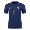 TCHOUAMENI #8 France Home Authentic Jersey World Cup 2022 Men - myjersey