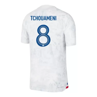 TCHOUAMENI #8 France Away Authentic Jersey World Cup 2022 Men - myjersey