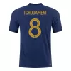 TCHOUAMENI #8 France Home Authentic Jersey World Cup 2022 Men - myjersey