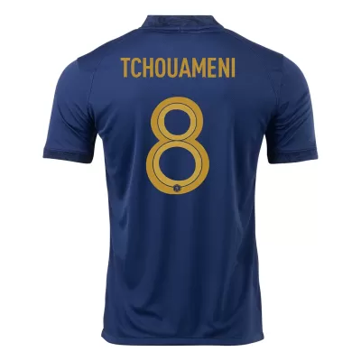 TCHOUAMENI #8 France Home Jersey World Cup 2022 Men - myjersey